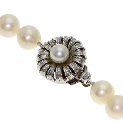 Akoya pearl Pearl Necklace Silver 33g　Ladies