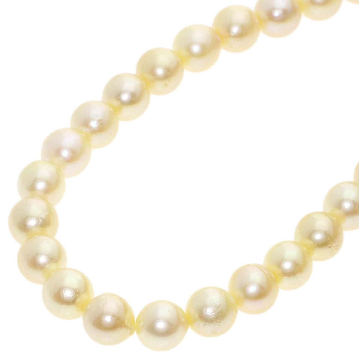 Akoya pearl Pearl Necklace Silver 28.5g　Ladies
