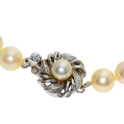 Akoya pearl Pearl Necklace Silver 28.5g　Ladies