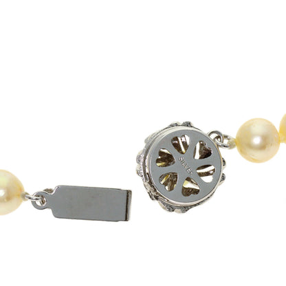 Akoya pearl Pearl Necklace Silver 28.5g　Ladies