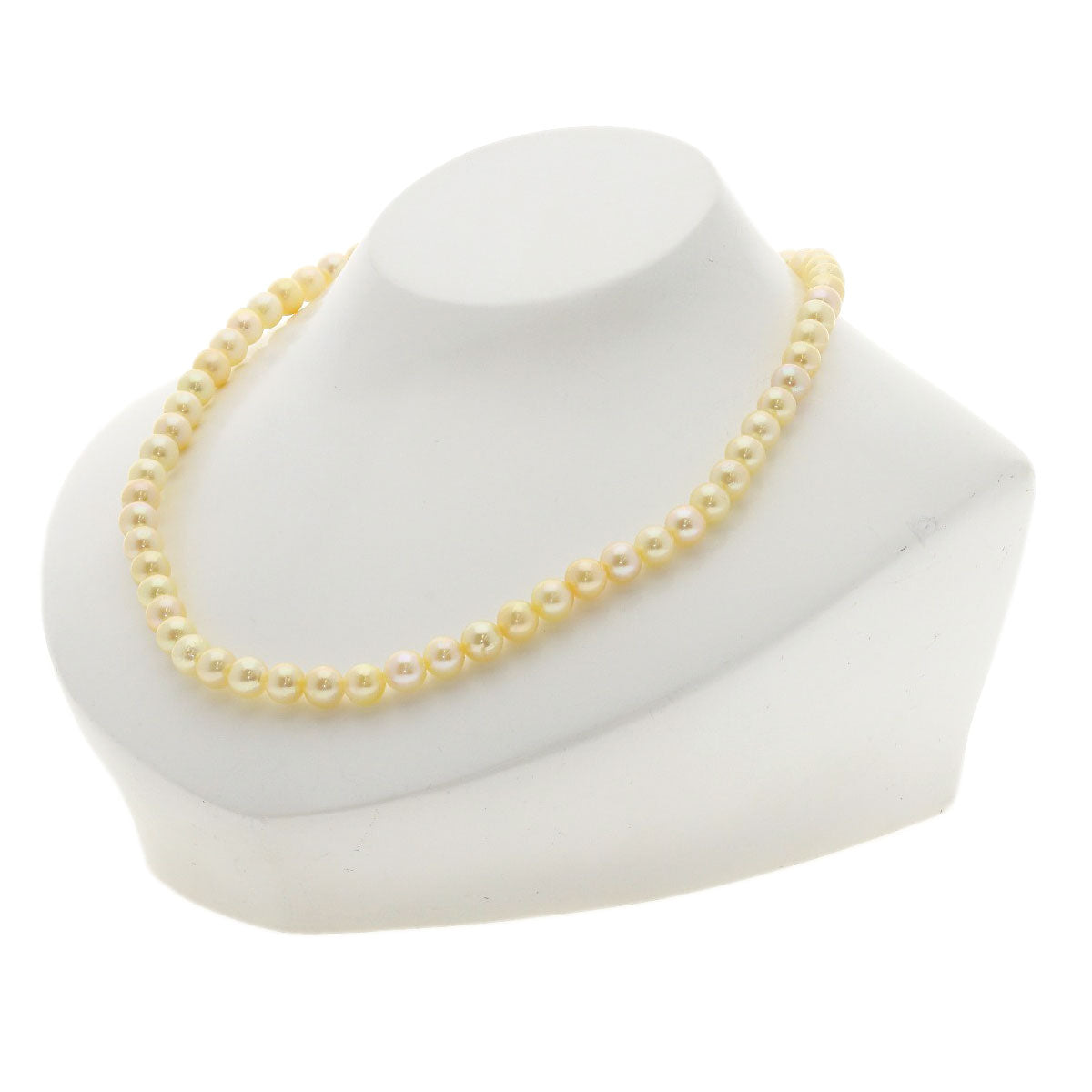 Akoya pearl Pearl Necklace Silver 28.5g　Ladies