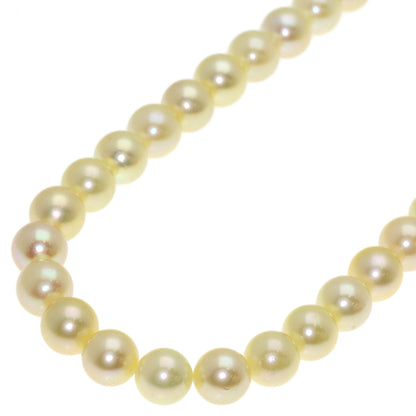Akoya pearl Pearl Necklace Silver 28.9g　Ladies