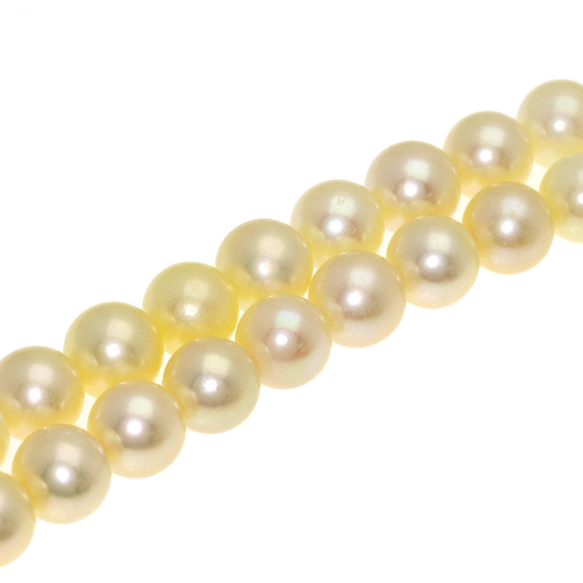 Akoya pearl Pearl Necklace Silver 28.9g　Ladies