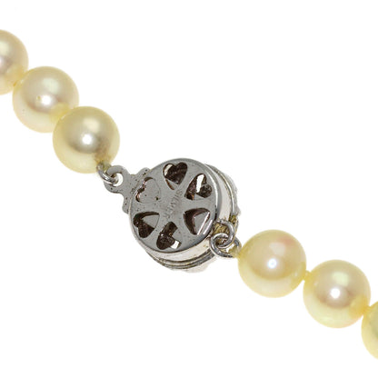 Akoya pearl Pearl Necklace Silver 28.9g　Ladies