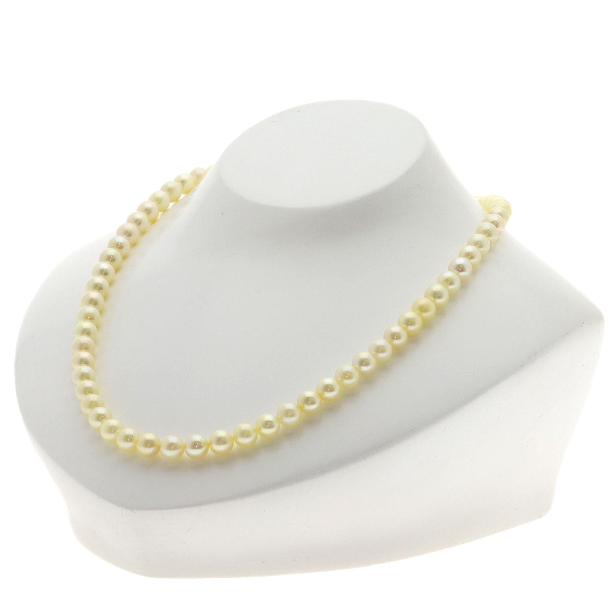 Akoya pearl Pearl Necklace Silver 28.9g　Ladies