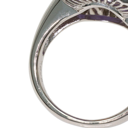 7.948ct Lavender jade Jade stone Diamond Ring Platinum PT900 13.72g　Ladies