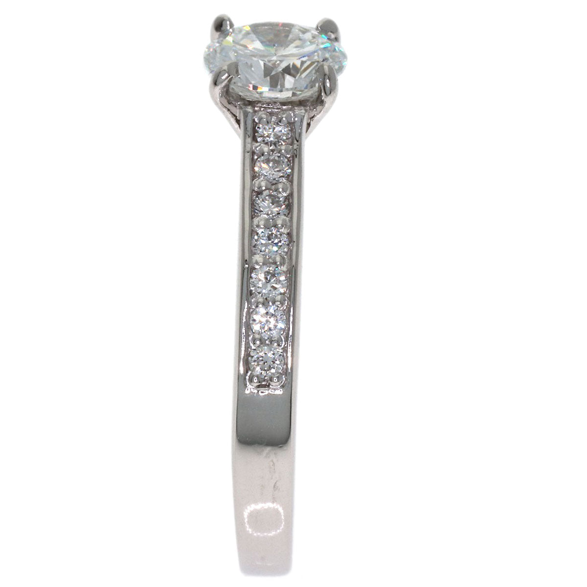 0.626ct Diamond Ring Platinum PT900 3.8g　Ladies
