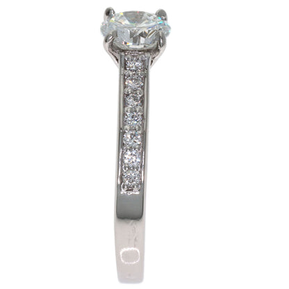 0.626ct Diamond Ring Platinum PT900 3.8g　Ladies