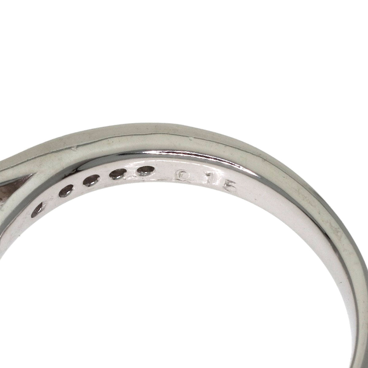 0.626ct Diamond Ring Platinum PT900 3.8g　Ladies