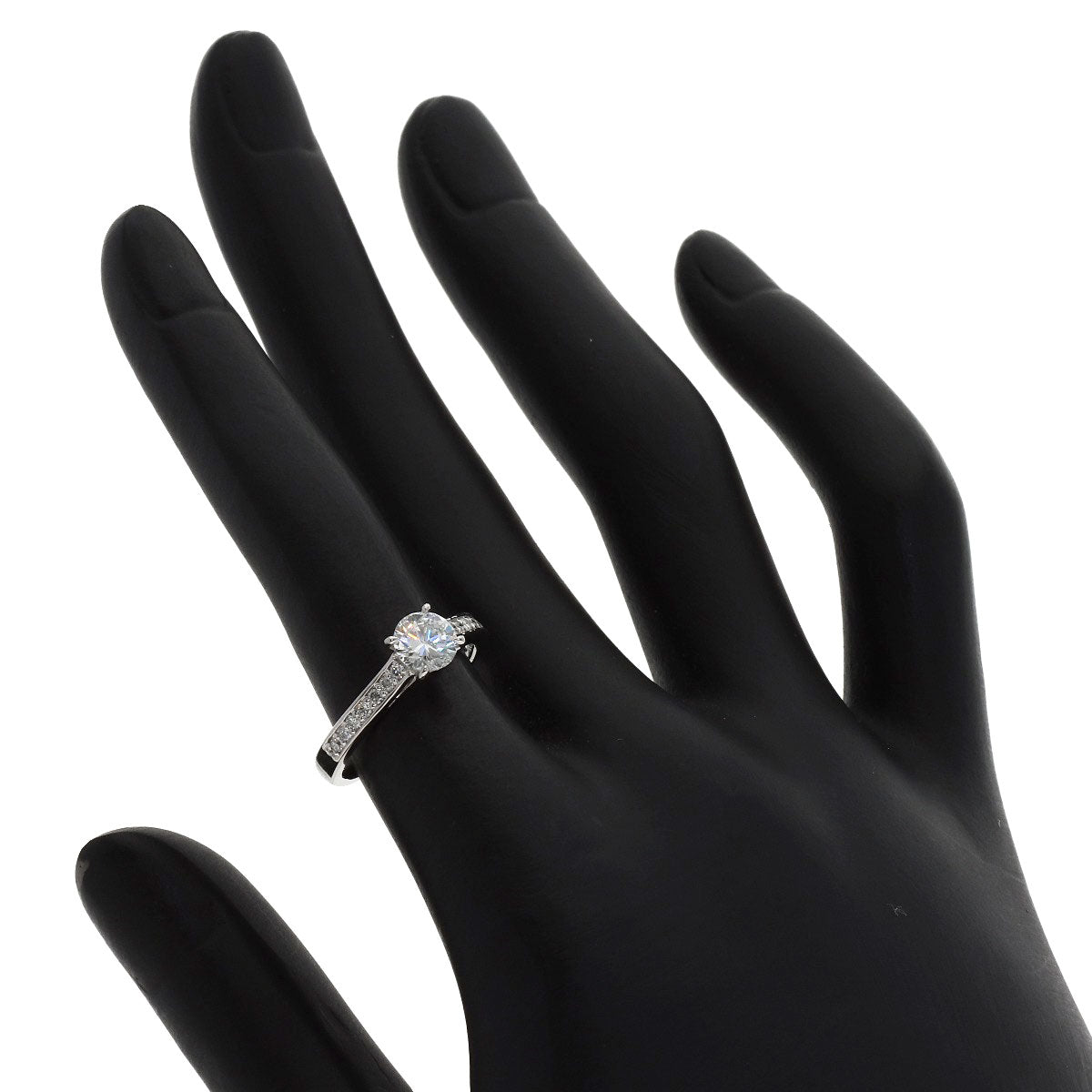 0.626ct Diamond Ring Platinum PT900 3.8g　Ladies