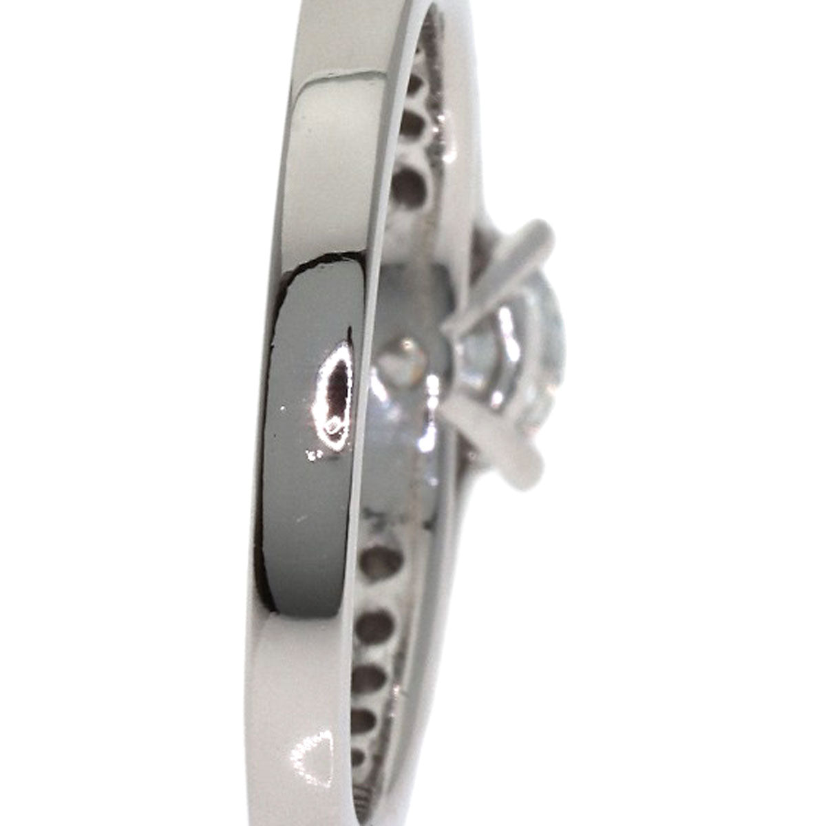 0.626ct Diamond Ring Platinum PT900 3.8g　Ladies