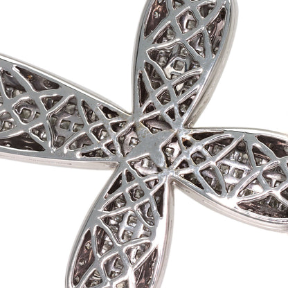5.05ct Cross diamond Pendant top K18 White Gold 20.6g　Ladies