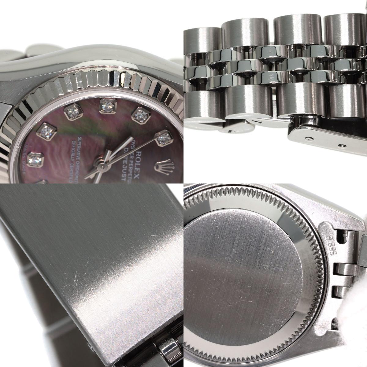 ROLEX DATEJUST 10P Diamond Watches 79174NG Stainless Steel/Stainless Steel Ladies