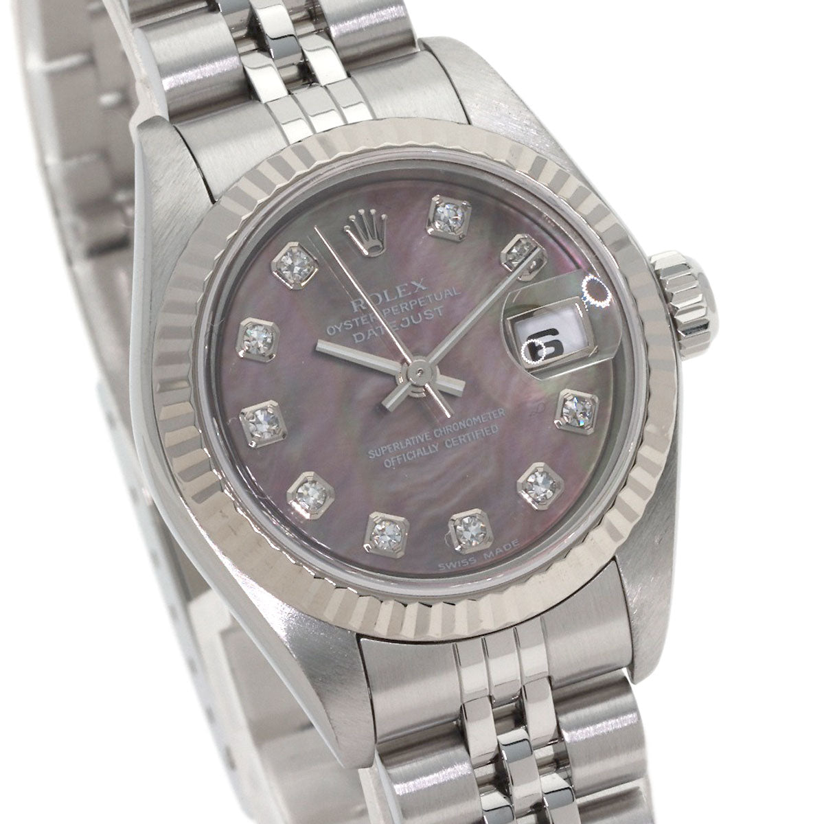 ROLEX DATEJUST 10P Diamond Watches 79174NG Stainless Steel/Stainless Steel Ladies