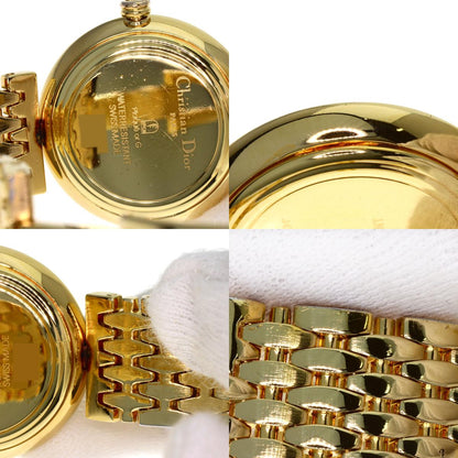 CHRISTIAN DIOR Round face Watches D68-150 Gold Plated/Gold Plated Ladies