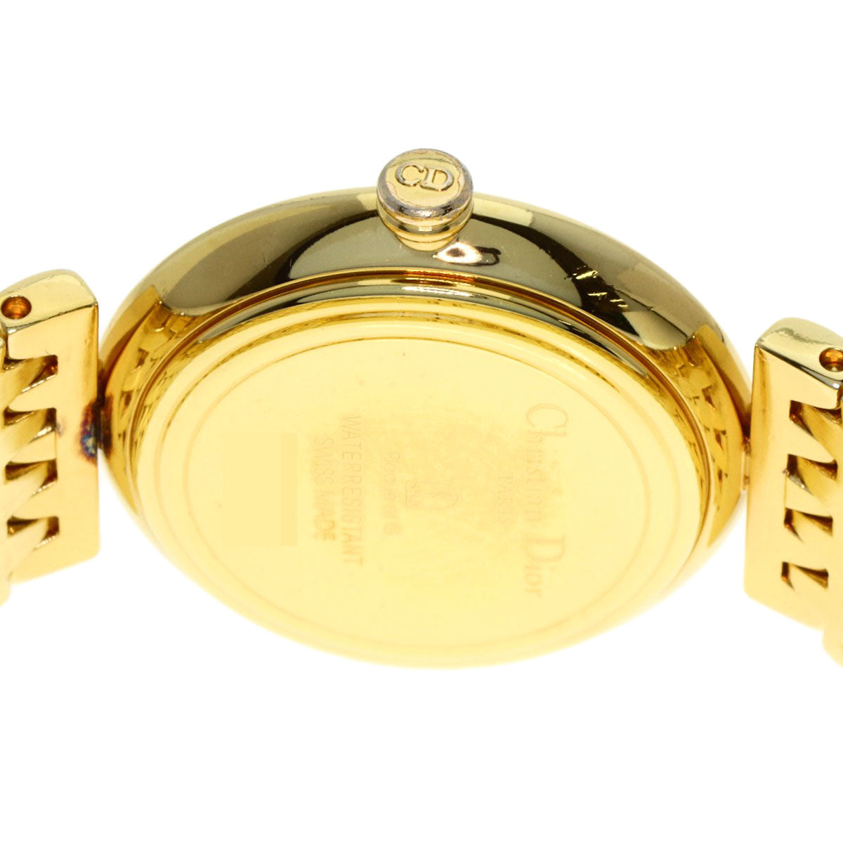 CHRISTIAN DIOR Round face Watches D68-150 Gold Plated/Gold Plated Ladies