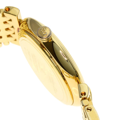 CHRISTIAN DIOR Round face Watches D68-150 Gold Plated/Gold Plated Ladies