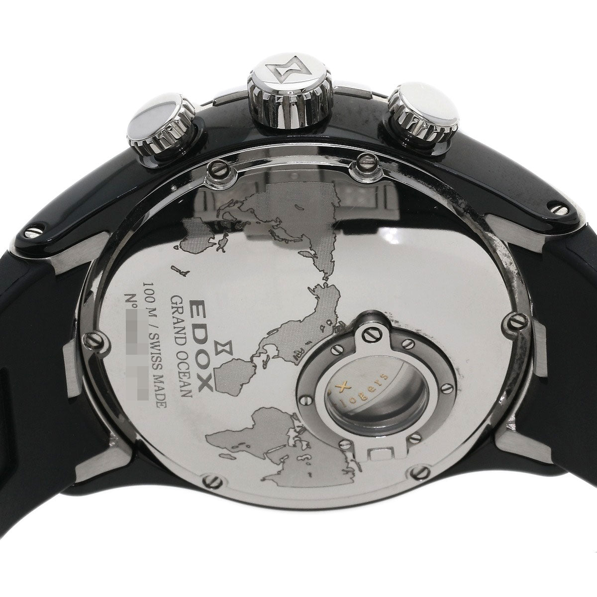 EDOX Grand Ocean Watches 1121 Stainless Steel/Rubber mens