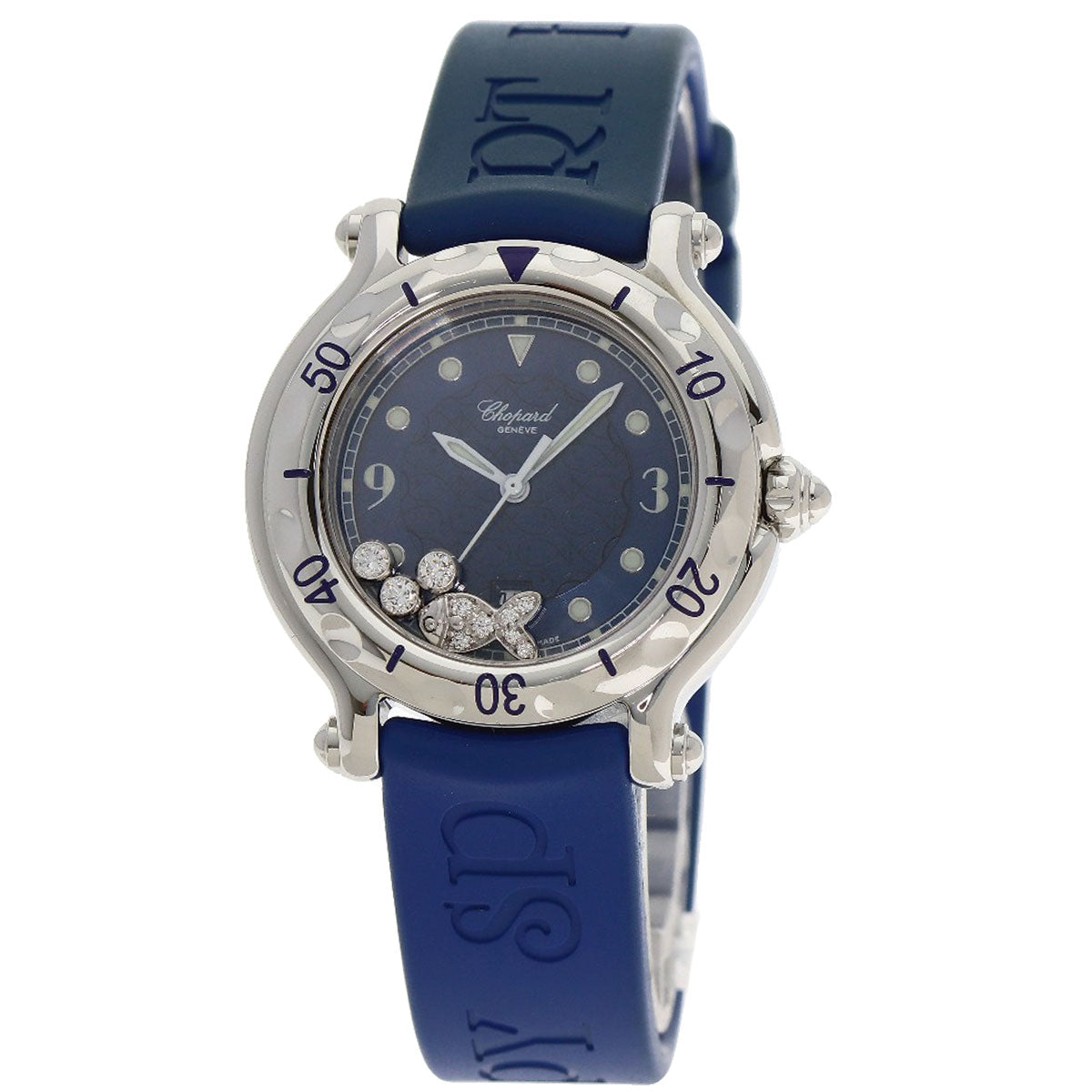 Chopard Happy fish Watches 27/8921 Stainless Steel/Rubber Ladies