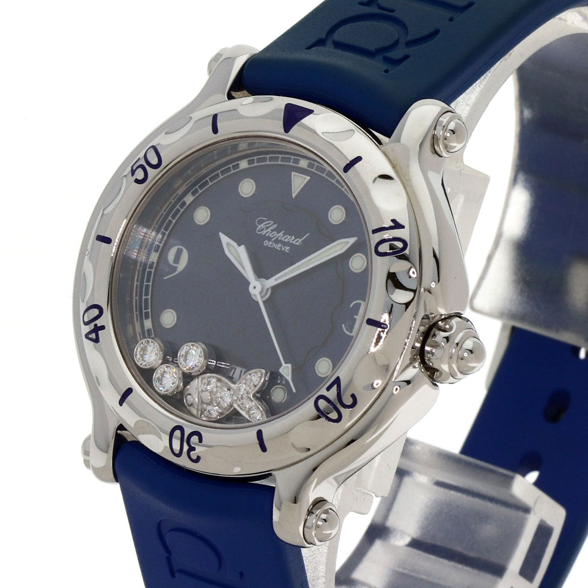 Chopard Happy fish Watches 27/8921 Stainless Steel/Rubber Ladies