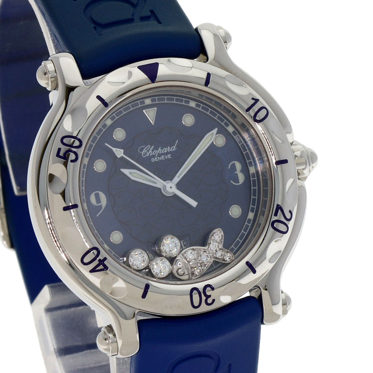 Chopard Happy fish Watches 27/8921 Stainless Steel/Rubber Ladies