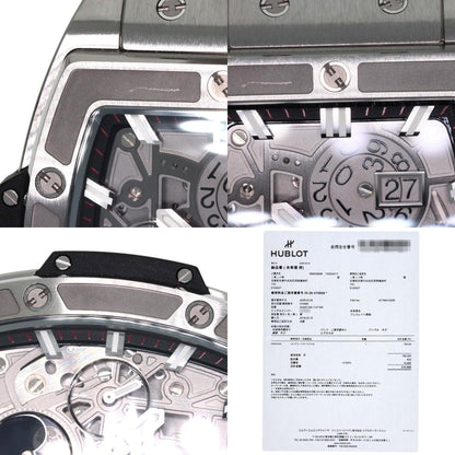 HUBLOT Spirit of Big Bang Moonphase Watches 647.NX.1137.RX Titanium/Rubber mens