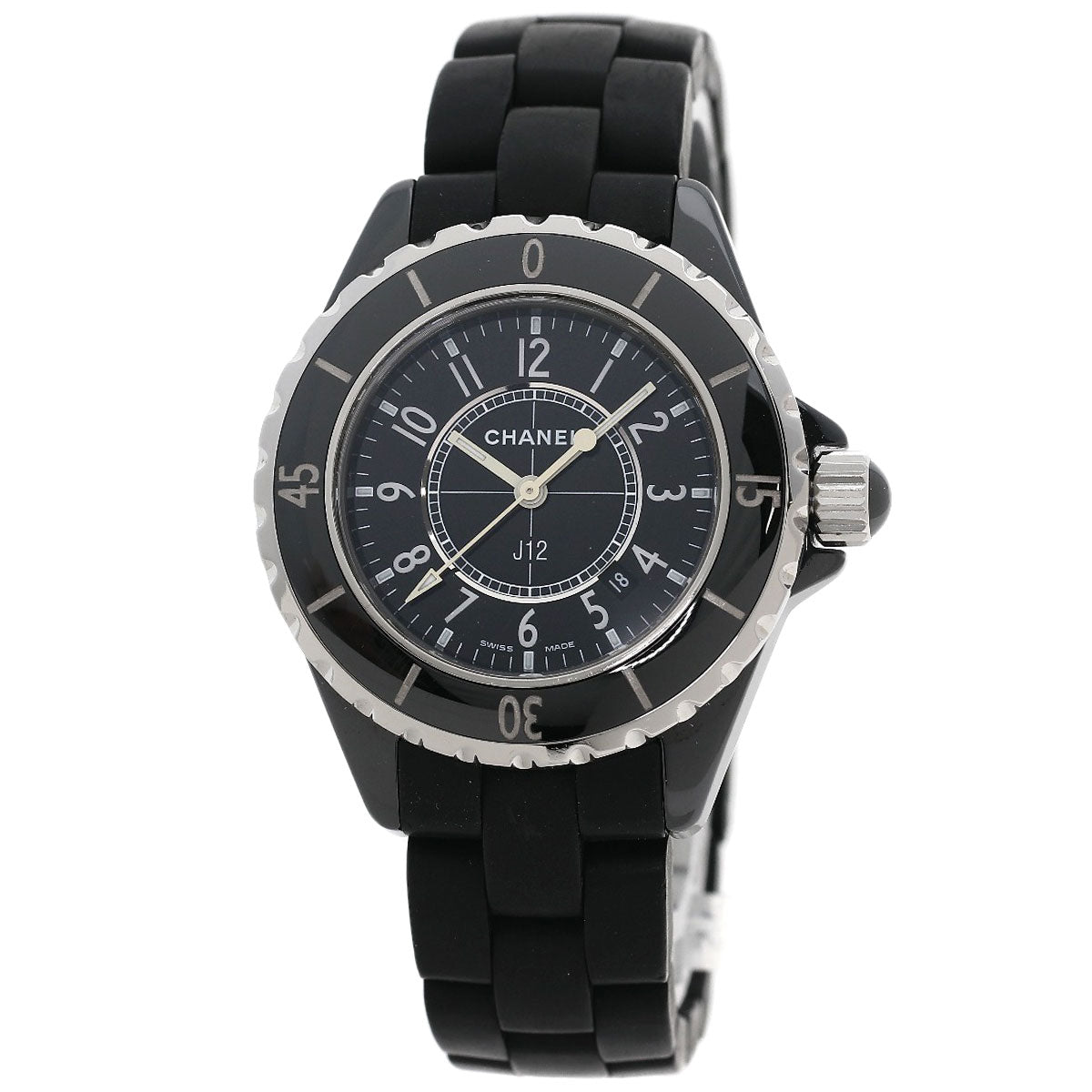 CHANEL J12 1.3" Rubber Watches H0681 Ceramic/Rubber Ladies