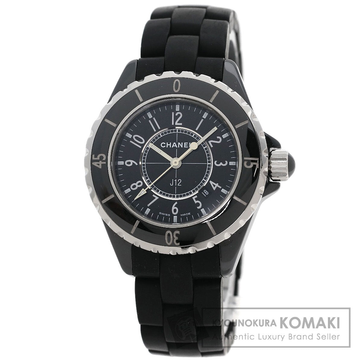 CHANEL J12 1.3" Rubber Watches H0681 Ceramic/Rubber Ladies