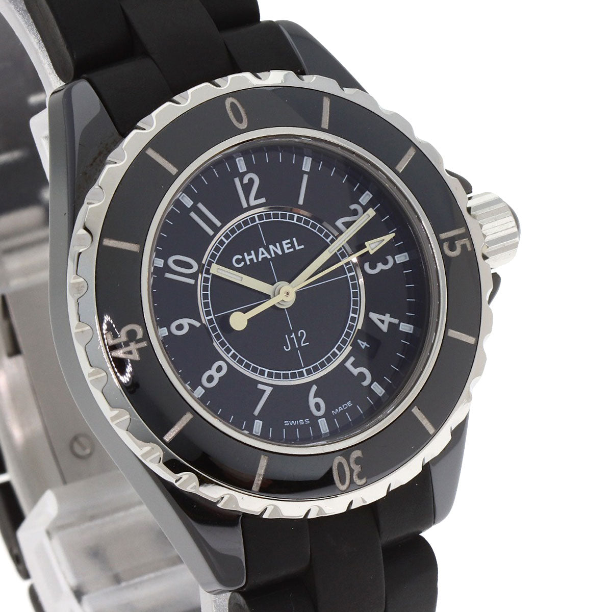 CHANEL J12 1.3" Rubber Watches H0681 Ceramic/Rubber Ladies