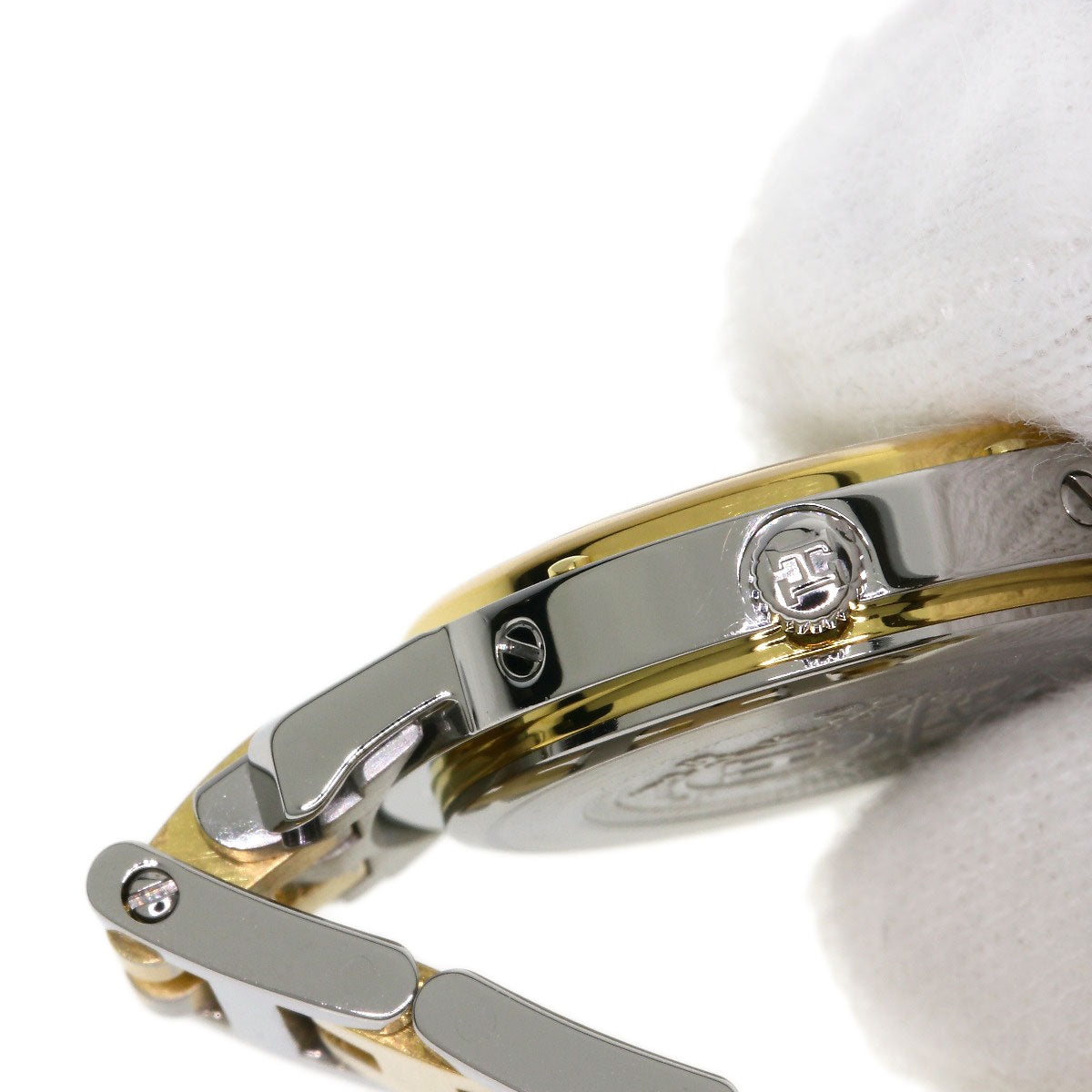HERMES Clipper Watches Stainless Steel/SSxGP Ladies