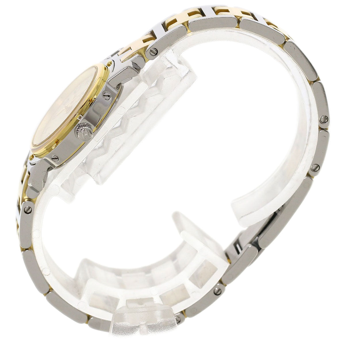 HERMES Clipper Watches Stainless Steel/SSxGP Ladies