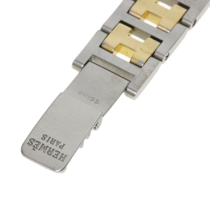 HERMES Clipper Watches Stainless Steel/SSxGP Ladies