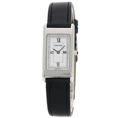 TIFFANY&Co. Classic square Watches Stainless Steel/Leather Ladies