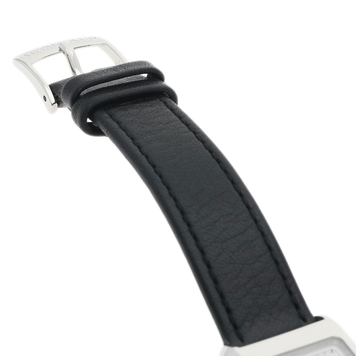 TIFFANY&Co. Classic square Watches Stainless Steel/Leather Ladies