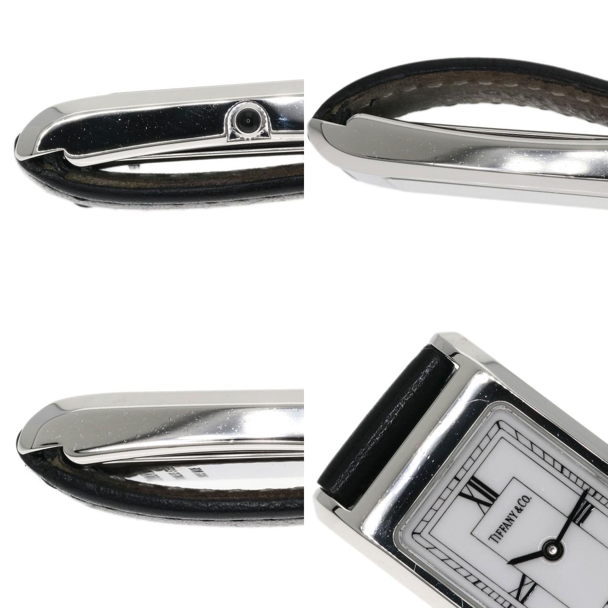 TIFFANY&Co. Classic square Watches Stainless Steel/Leather Ladies