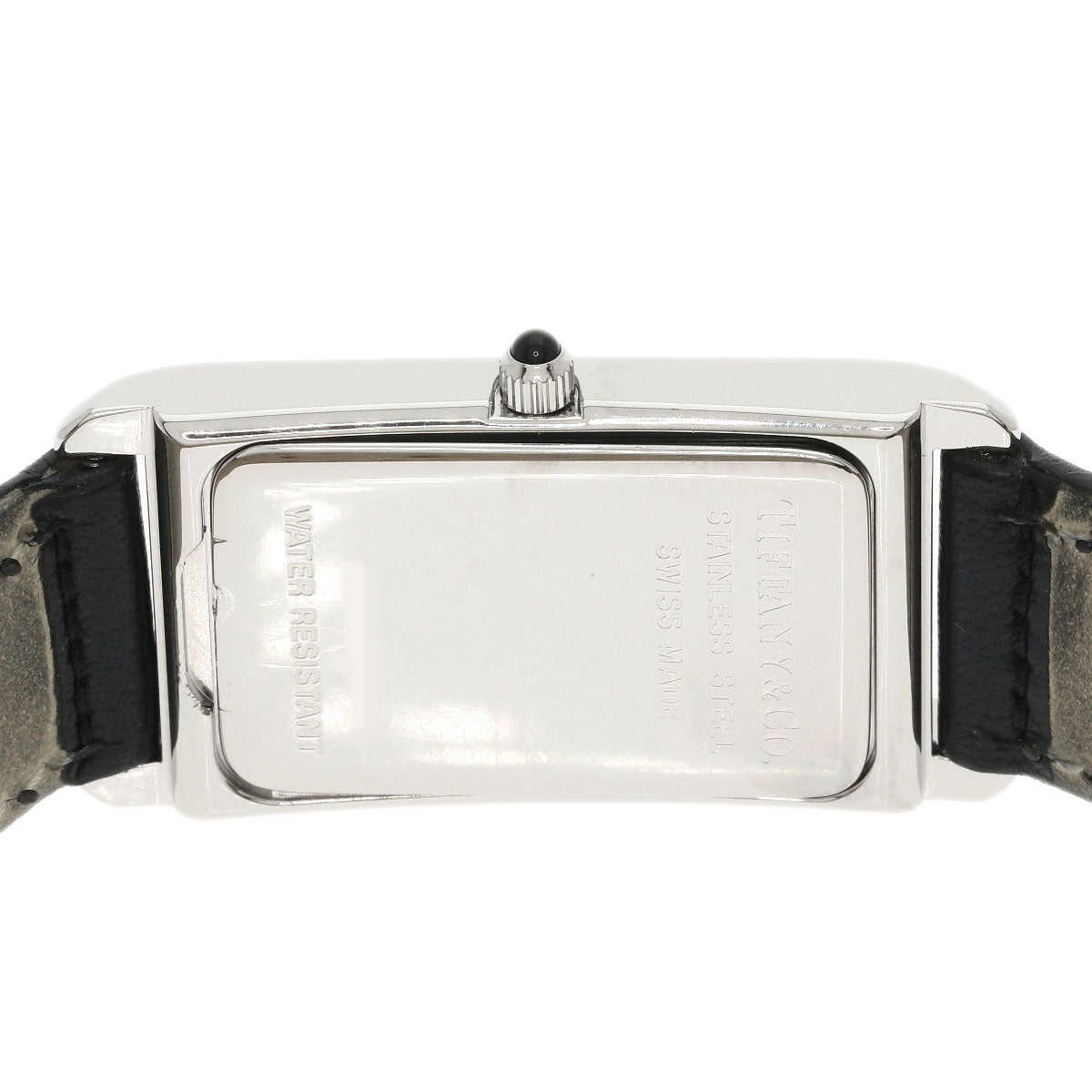 TIFFANY&Co. Classic square Watches Stainless Steel/Leather Ladies