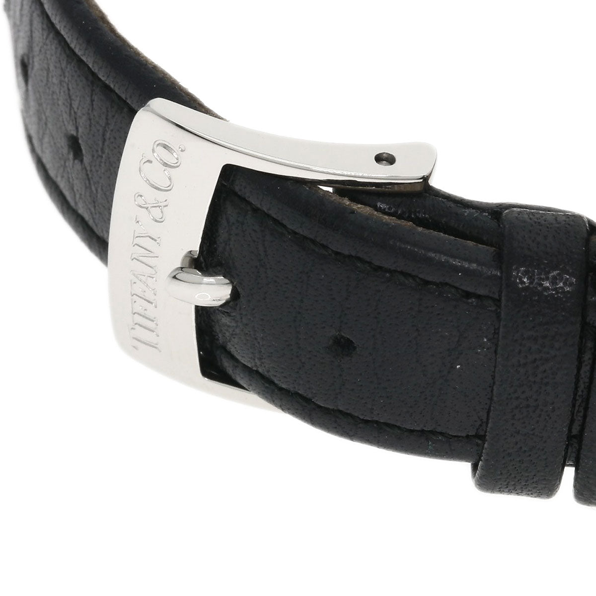 TIFFANY&Co. Classic square Watches Stainless Steel/Leather Ladies