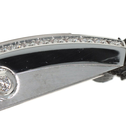 HARRY WINSTON Avenue C Mini Watches AVCQHM16 K18 White Gold/Leather x Satin Ladies