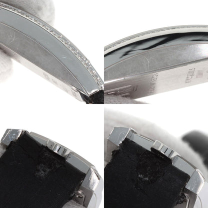 HARRY WINSTON Avenue C Mini Watches AVCQHM16 K18 White Gold/Leather x Satin Ladies