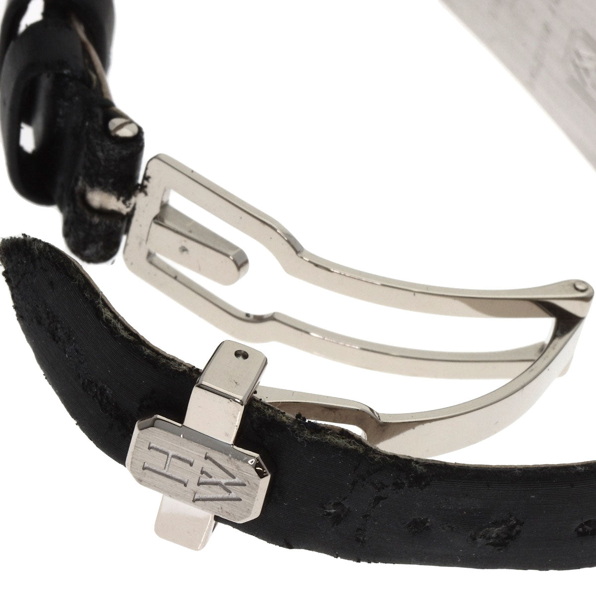 HARRY WINSTON Avenue C Mini Watches AVCQHM16 K18 White Gold/Leather x Satin Ladies