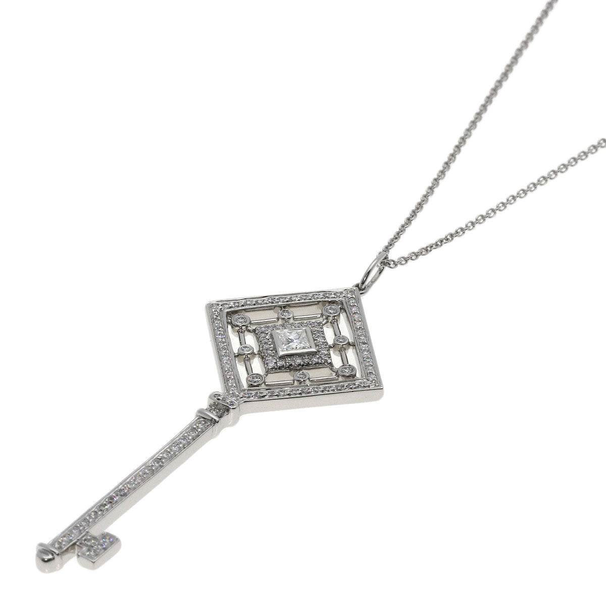 TIFFANY&Co. Graysky Diamond Necklace Platinum PT950 Ladies [Used]