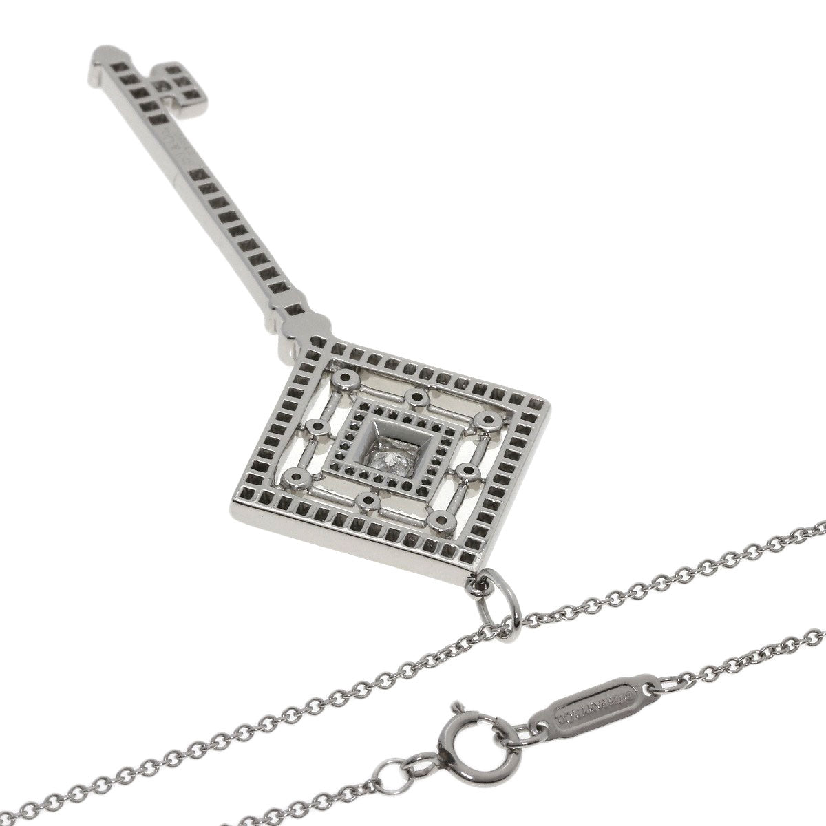 TIFFANY&Co. Graysky Diamond Necklace Platinum PT950 Ladies [Used]