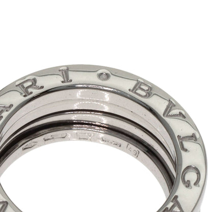 BVLGARI B.zero1 2 Band #49 Ring K18 White Gold Ladies [Used]