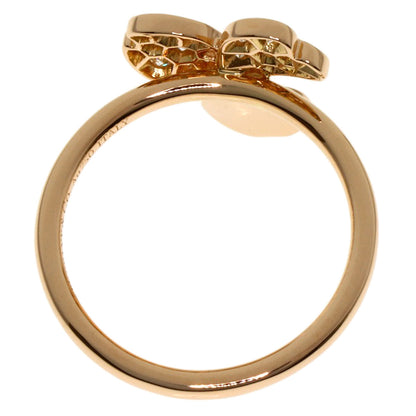 TIFFANY&Co. Paper Flower Diamond Ring K18 Pink Gold Ladies [Used]