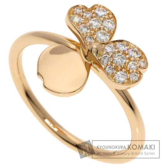 TIFFANY&Co. Paper flower diamond Ring K18 Pink Gold Ladies [Used]