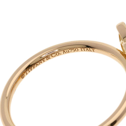 TIFFANY&Co. Paper flower diamond Ring K18 Pink Gold Ladies [Used]