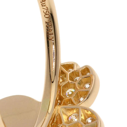 TIFFANY&Co. Paper flower diamond Ring K18 Pink Gold Ladies [Used]