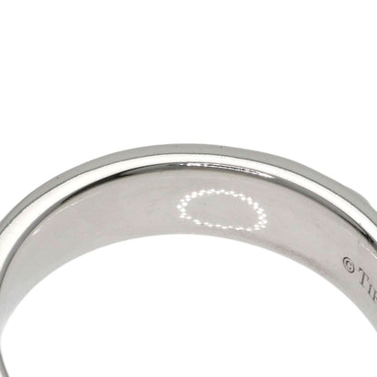 TIFFANY&Co. TTWO Narrow Pavé Diamond Ring K18 White Gold Ladies [Used]