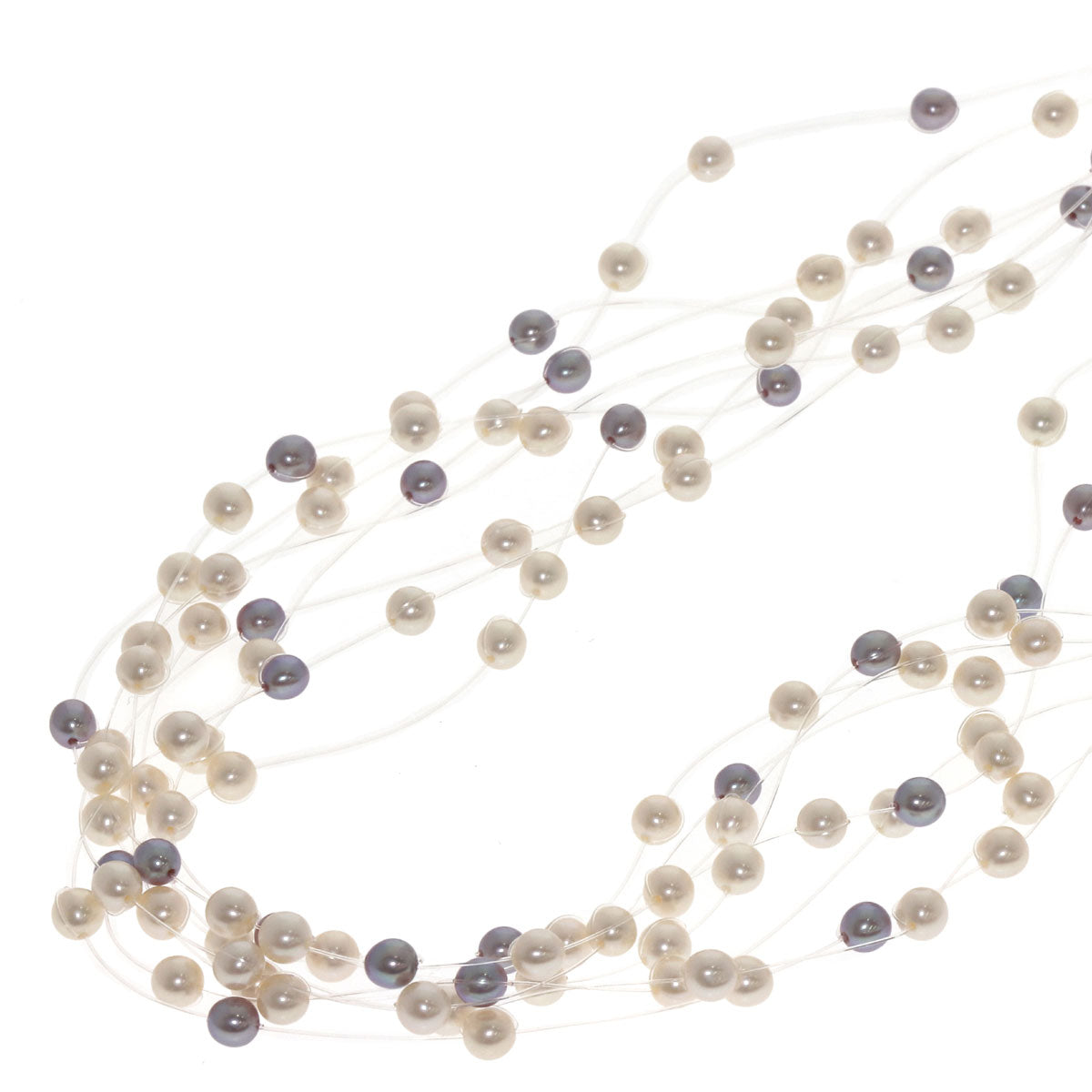 TASAKI Baby Pearls (8 strands) Necklace K18 Yellow Gold Ladies [Used]