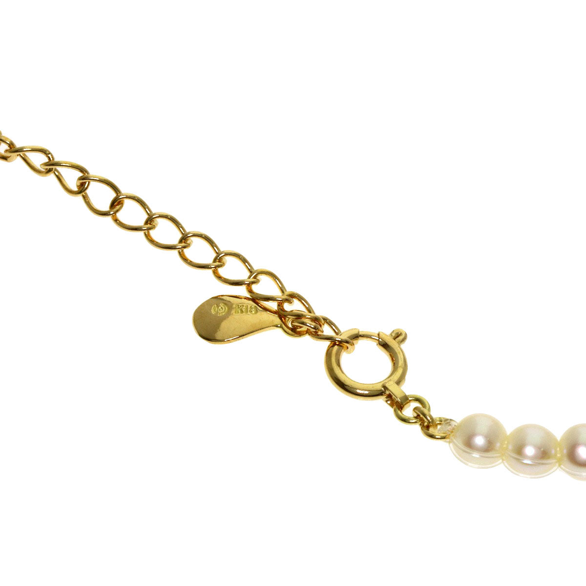 TASAKI Baby Pearls (8 strands) Necklace K18 Yellow Gold Ladies [Used]